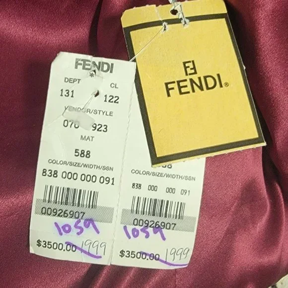 NWT Vintage FENDI SELLERIA Pony Hair Jungle Jacket - Picture 15 of 15